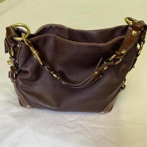 Coach Brown Leather Purse Vintage